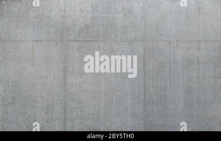 Raue Betonwand Textur, durch gegossene Linien getrennt Stockfoto