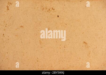 Alte gelbe Bastelpapier Hintergrund Stockfoto