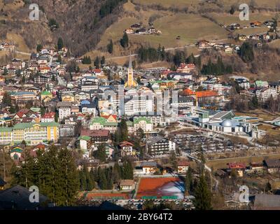 Skigebiet Bad Hofgastein (Österreich) Stockfoto