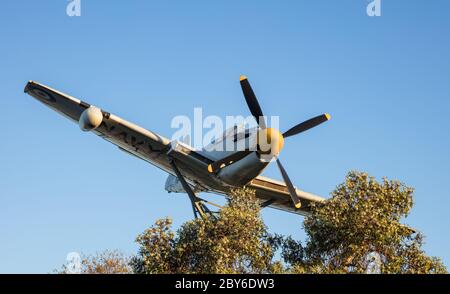 Griffith Australien 3. Dezember 2019 : Fairey Firefly Flugzeuge auf dem Display in Griffith, NSW, Australien Stockfoto