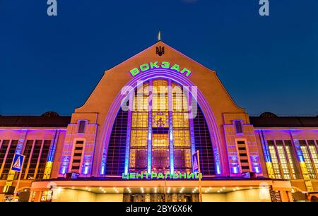 Hauptbahnhof von Kiew, Ukraine Stockfoto