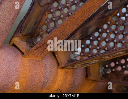 Details zu alten Gebäuden und Booten auf den Färöern, Nordatlantik aus nächster Nähe. Stockfoto