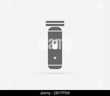Elektrorasierer Rasierer für trockene Nassrasur Vektor Element oder Symbol, Illustration bereit für den Druck oder Plotter Schnitt oder Verwendung als Logotype wi Stock Vektor