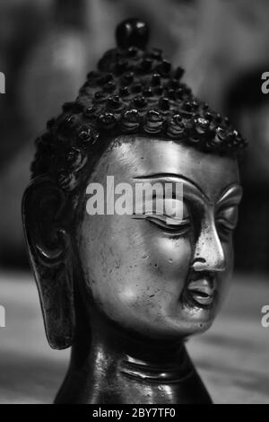 Vintage Statue von lord Buddha Stockfoto