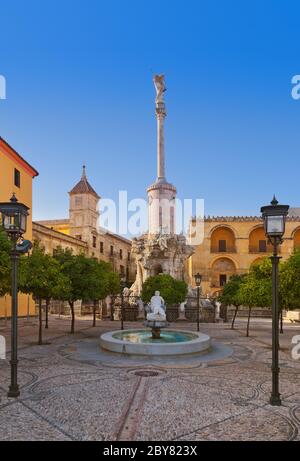 Platz des Triumphes von San Rafael in Cordoba Spanien Stockfoto