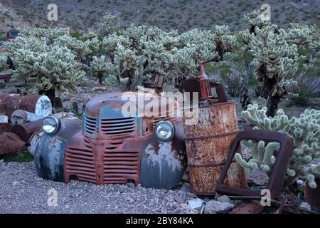 USA, Southwest, Nevada, Nelson Geisterstadt in der Nähe von Searchlight Stockfoto