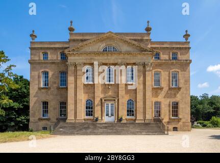 Westeingang des Kings Weston House in Bristol UK entworfen von Sir John Vanbrugh für Edward Southwell im frühen 18. Jahrhundert, jetzt in Privatbesitz Stockfoto