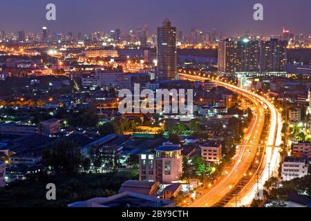 Bangkok-Autobahn Stockfoto