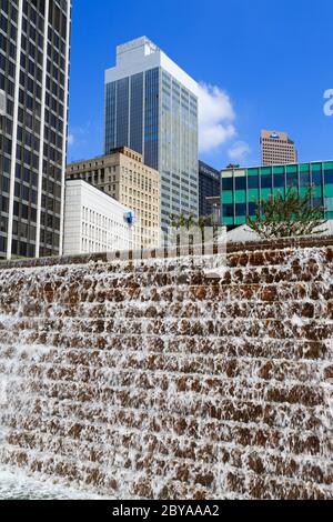 Brunnen im Underground Atlanta, Georgia, USA Stockfoto