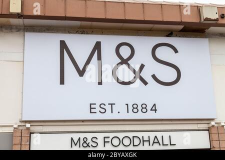 Marks and Spencers, Teesside Park, Thornaby, Stockton on Tees, England, Großbritannien Stockfoto