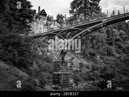 Cragside, ein viktorianisches Landhaus in der Nähe von Rothbury in Northumberland Stockfoto