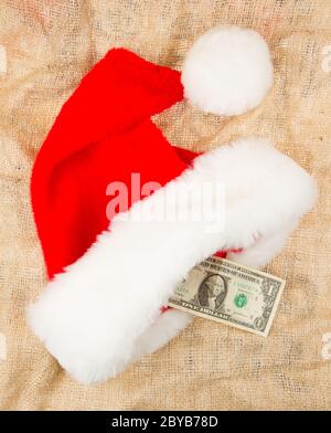 Santas Krise budget Stockfoto