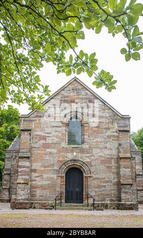 St Thomas's Church in Butterton in Staffordshire eine typisch englische Landkirche. Stockfoto