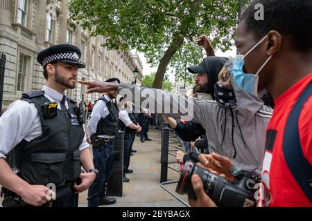 London, 3. Juni 2020. Etwa 15000 Menschen hat sich bei Black Lives Matter nach dem Mord an George Floyd in Minneapolis durch Polizeibeamten Stockfoto