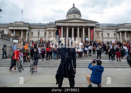 London, 3. Juni 2020. Etwa 15000 Menschen hat sich bei Black Lives Matter nach dem Mord an George Floyd in Minneapolis durch Polizeibeamten Stockfoto