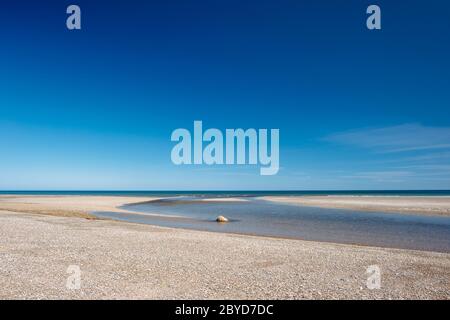 Ein Blick vom Pesuta Shipwreck Trail im Naikoon Provincial Park, Haida Gwaii, British Columbia Stockfoto