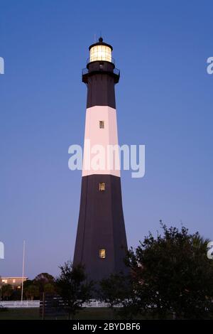 Tybee Island Lighthouse, Savannah, Georgia, USA Stockfoto