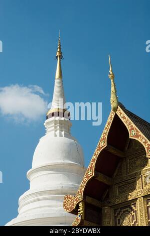 Buddhistischer Tempel, Chiang Mai, Thailand Stockfoto