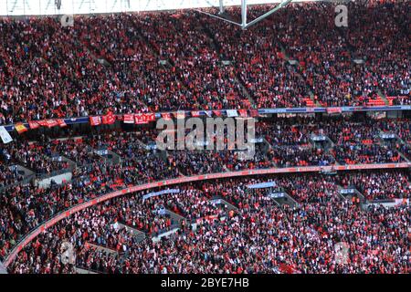 Liverpool gegen Everton FA Cup Halbfinale 2012 Stockfoto