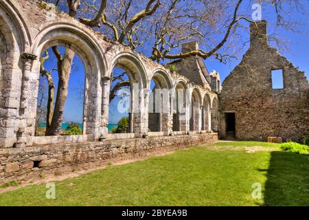 Abbaye Maritime de Beauport, Paimpol, Bretagne Stockfoto