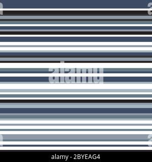 Nahtloses Muster mit horizontalen farbigen Linien Stock Vektor