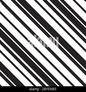 Nahtloses Muster mit schrägen schwarzen Linien Stock Vektor