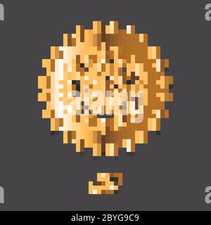 Ornamentales Mandala mit goldener Blume Stock Vektor