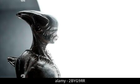 Beängstigendes Horror-Monster. Angst Konzept. 3d-Rendering. Stockfoto