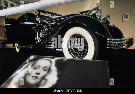 Cadillac Museum im Chateau de Planchoury St Michel-Sur-Loire Frankreich Stockfoto