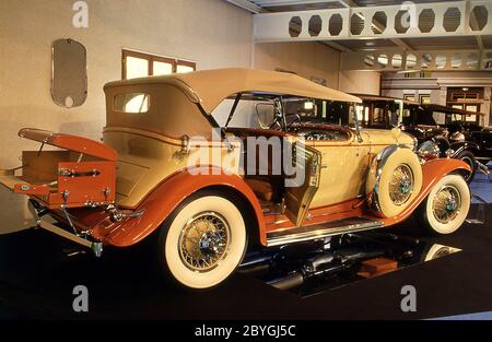 Cadillac Museum im Chateau de Planchoury St Michel-Sur-Loire Frankreich Stockfoto