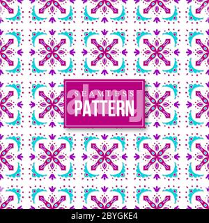 Nahtloses Ziermuster. Traditionelle türkische, morrokanische, arabisch-mexikanische Ornamente. Stock Vektor