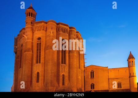 Albi, Kathedrale Sainte Cecile. Albi Stadt als Weltkulturerbe von der UNESCO, Tarn-Abteilung, Okzitanien, Frankreich Stockfoto