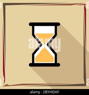 Sanduhr Symbol Vektor Illustration Stock Vektor