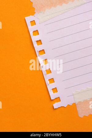 Notizpapier Stockfoto