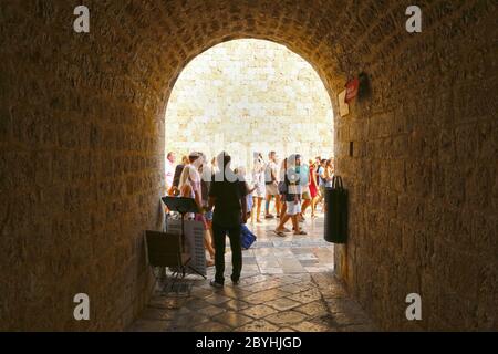 Allgemeine Ansichten um Dubrovnik Altstadt, Kroatien Stockfoto