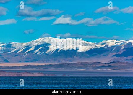 Bergsee Mongolei Stockfoto