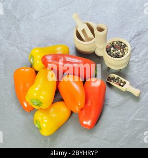 Mini-Paprika Stockfoto