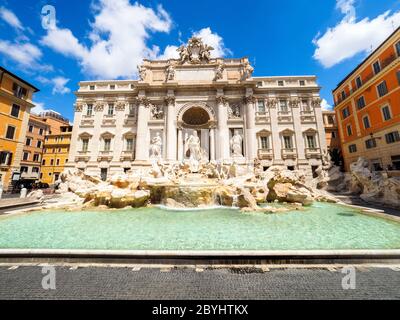 Der Trevi Brunnen - Rom, Italien Stockfoto