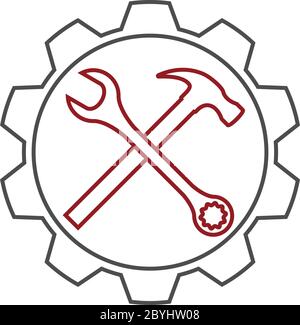 Vektorgrafik Für Servicesymbol Stock Vektor