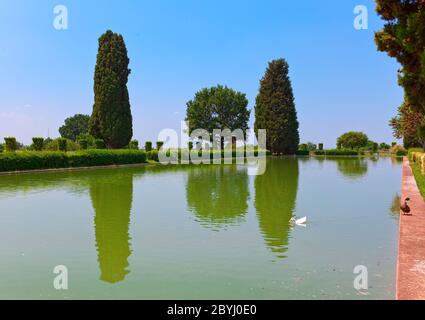 Villa Adriana - Ruinen eines kaiserlichen Landhauses Stockfoto