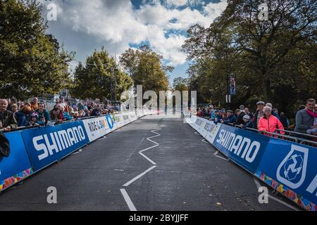 Die UCI Cycling Veranstaltung von 2019 in Harrogate und Yorkshire, England Stockfoto