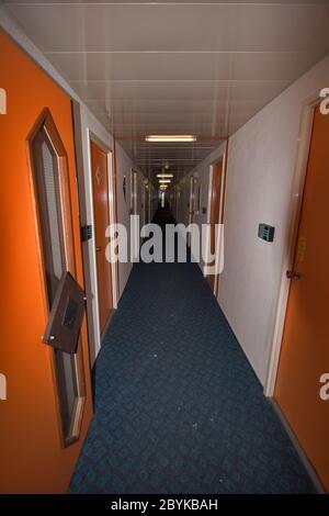 Langen Korridor Stockfoto