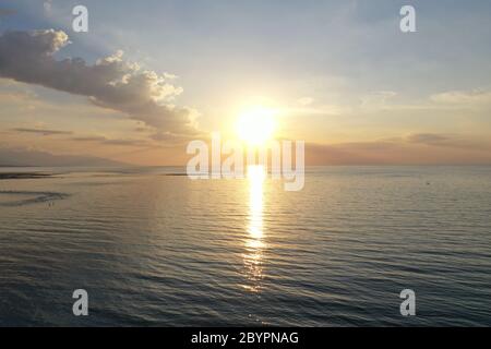 Aussichtspunkt vom Lovina Beach in Bali Indonesien Stockfoto