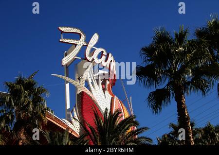 Flamingo Hotel Las Vegas 216 Hotel und die wichtigsten Orte in Las Vegas der schönste Ort in Las Vegas Stockfoto