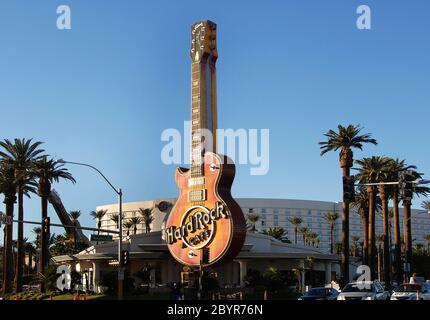 Hard Rock Cafe Hotel Las Vegas 242 Hotel und die wichtigsten Orte in Las Vegas der schönste Ort in Las Vegas Stockfoto