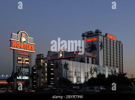 Hootter Hotel Las Vegas 258 Hotel und die wichtigsten Orte in Las Vegas der schönste Ort in Las Vegas Stockfoto