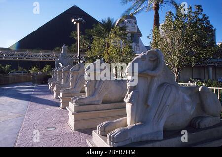 Luxor Hotel Las Vegas 283 Hotel und die wichtigsten Orte in Las Vegas der schönste Ort in Las Vegas Stockfoto