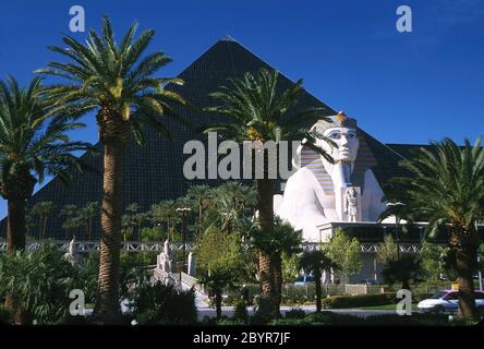 Luxor Hotel Las Vegas 291 Hotel und die wichtigsten Orte in Las Vegas der schönste Ort in Las Vegas Stockfoto