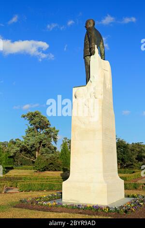 Huey Long Denkmal, State Capitol Building, Baton Rouge, Louisiana, USA Stockfoto