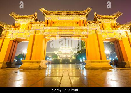 Chongqing Great Hall of People Stockfoto